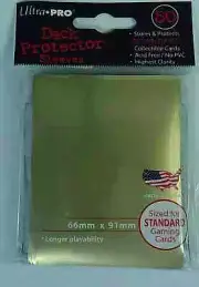 Ultra-Pro Card Deck Protector Sleeves: PRO-MATTE Gold Standard (ULP 84209)