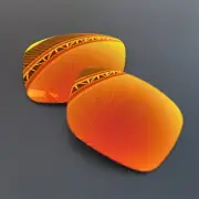 Fire Red POLARIZED Replacement Lenses for Oakley Sylas Asian Fit OO9448F 58mm