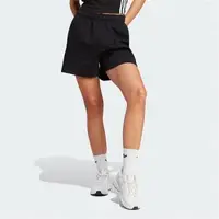 在飛比找森森購物網優惠-Adidas LOOSE Shorts 女款 黑色 刺繡 寬