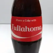 Coca-Cola Share a Coke with Tullahoma 8 oz Glass Collectible Bottle