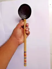 Wood Hand Craft Natural Coconut Shell Spoons 100% Eco Friendly Free Shipping