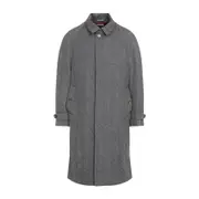 [Brunello Cucinelli] Brunello Cucinelli-Medium Grey Wool Coat-Uomo 50 IT