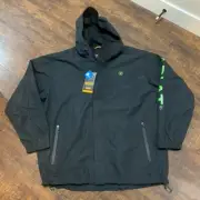 Ariat® Men's Rebar Stormshell Waterproof Black Jacket Size 2XL/XXL NWT