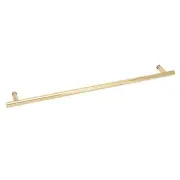 Portals Counterpoint 18" C/C Single-Sided Towel Bar - Polished Brass