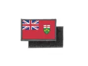 Patch Printed Badge Flag Canada Ontario