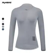 Women's Cycling Jersey Long Sleeve Breathable Road Bike Shirt Female Bicycle MTB