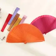New Chinese Style Hand Held Spanish Fan Wooden Folding Fan Wood Folding Fans