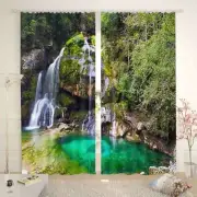 Venus Falls Tree Light 3D Curtain Blockout Photo Printing Curtains Drape Fabric