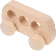 Classic Wooden Car Toys Hand Grip Push Car Infants' Learning and Teething Toys