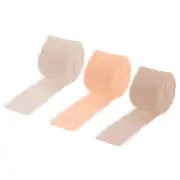 Chiffon Ribbon 1.5" x 10 Yard Fringe Ribbon, Cream White/Beige/Light Beige