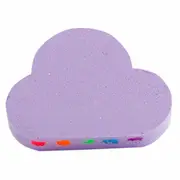 Exfoliating Moisturizing Bubble Bath Bomb Rainbow Cloud - Purple