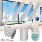 Portable Air Conditioner Window Slide Kit Plate Adjustable & Screws & Gob & Hose