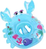 Baby Swimming Float, Inflatable Floatie Raft with Handle Safety Seat, Children W