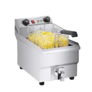 Commercial Deep Fryer | 11.5 L | Electric Oil Fryer | Removable Basket | 110V