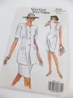 Vintage Vogue Easy Dress Jacket Sew Pattern 8090 SZ 12 14 16 UC FF 1991 New