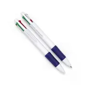 Multi Coloured-ballpoint Pens 2pcs Retractable 1.0mm Stationaty 4 Colurs Pens