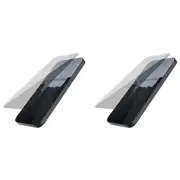 2x X-Doria Raptic Glass Privacy Cover Screen Protector For Apple iPhone 16 CLR