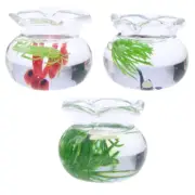 3 Pcs Micro Landscape Model Fish Tank Decor Kitchen Table Centerpieces