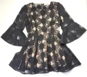 Alice McCall Grandiflora Mini Cocktail dress black New Sz 6