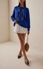 [STAUD] Giada Cotton-Blend Sweater