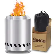 Tabletop Fire Pit, Smokeless Firepit Outdoor, Mini Fire Pit for with Carry Bag f