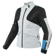 Dainese Air Tourer Lady Textile Jacket - Glacier Grey/Performance Blue/Black