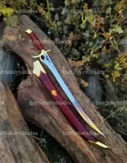 Heron Mark 1095 Carbon Steel Sword with Scabbard - Exquisite Craftsmanship