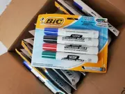 Dry Erase Markers Chisel Tip Assorted Color Sets Case of 12 by Bic