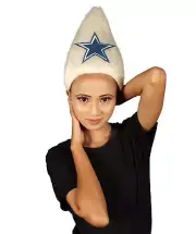 Adult Unisex Pointy Star White Troll Wig,HW-1403A