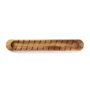 Fox Run Acacia Hardwood Baguette Miter Easy Loaf Slicing Guide