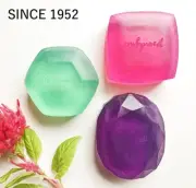 SHISEIDO HONEY CAKE Facial Soap Set of 3 types Ruby Red, Emerald, Crystal Purple