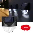 Outdoor Solar LED Deck Light Garden Patio Pathway Stairs Step Fence Lighting