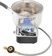 Jeruytgh Portable Stove - Foldable Camp Cooking Burner,Multi-functional Camping Equipment, Lightweight Backpacking Burner for Outdoor Survival Disaster Relief Hunting