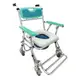 富士康 FZK4542 附輪收合 中空坐墊 鋁合金有輪收合式便椅 可收合 便椅 洗澡椅