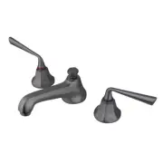 Kingston Brass KS446.ZL Metropolitan 1.2 GPM Widespread Bathroom - Nickel