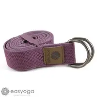 在飛比找PChome商店街優惠-easyoga 瑜珈繩 瑜珈伸展帶 240cm - 紫色 Y