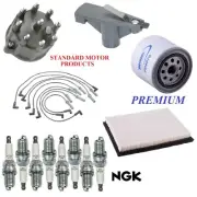 Tune Up Kit Filters Cap Wire Spark Plugs For JEEP GRAND CHEROKEE V8 5.9L 1998