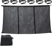 Pool Storage Net | Swim Hammock Holder - Hangable Large Anti-Sagging Toy Net for Poolside Organization Beach Party Cleanup Indoor Fence Debris Removal