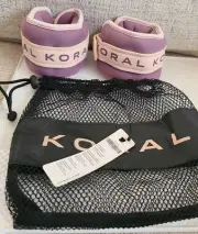 KORAL ANKLE WEIGHTS NEW WITH TAGS
