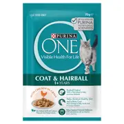 Purina One Hairball Chicken Wet Cat Food 70g 70g