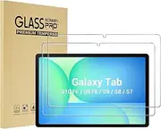 [ProCase] Screen Protector for Galaxy Tab S9 11-Inch / S10 FE 2025 / Tab S9 FE 10.9"/ Tab S8 2022 / Tab S7 2020 11", Hardness Tempered Glass Screen Film Guard for Tablet SM-X520/X510/X710/X700/T870 -2 Pack