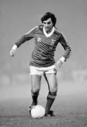 George Best in action for Ipswich Town during a Testimonial match - Old Photo