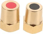 CHICAMPERA Brass Battery Terminal Connector for Car and Applications Thread Female Adapter for Top Post Battery Terminals Easy Installation Durable Construction Multi Vehicle Compatibility
