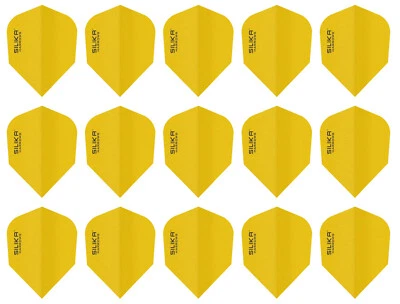 5 Sets Harrows Silika Solid Color Standard Dart Flights Ships Tracking - Yellow