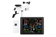 Maxkon WIFI Weather Station Solar Powered for UV Light Temperature Humidity Wind Speed