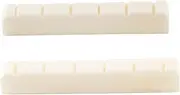 [Musiclily] Basic Flat Bottom Slotted 6 String Classical Guitar Bone Nut, DJ-03 52x6x9/8.5mm (Set of 2)