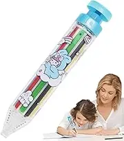 Colour Shift Trolley | 8 in 1 Colourful Crayons for Kids | Portable Painting Tools, Fun Art Class Accessories for Girls