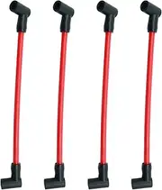 4 Pack 582365 Spark Plug Wire Set, Replacement for Johnson Evinrude 80 85 88 90 100 110 115 120 125 130 140 HP Outboards, Replaces 18-5231-1