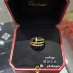 CARTIER 卡地亞 B42118 JUSTE UN CLOU 三圈 雙環 釘子 鑽石 戒指