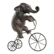 Decorative Figure Dkd Home Decor Metal Resin Elephant 30 x 12 x 37 Cm